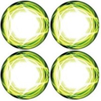 Xray xt8 wheel stickers die-cut green X397353
