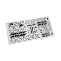 Xray X12 sticker for body - white X397370