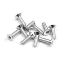 Xray hex screw sfh m3x10 silver (10) X904310