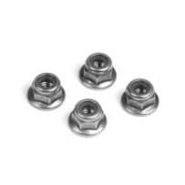 Xray nut m4 with flange (10) X960140