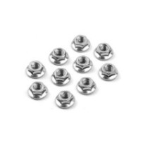 Xray nut m4 with serrated flange (10) X960240