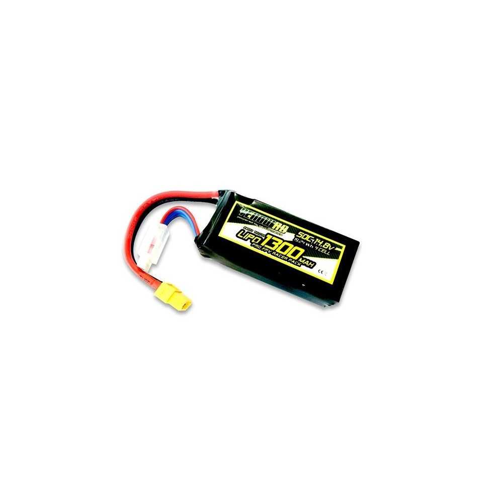 YellowRC 1300mAh 14.8V 50C ProFPV Racer pack YEL2714 YellowRC 1300mAh 14.8V 50C ProFPV Racer pack YEL2714