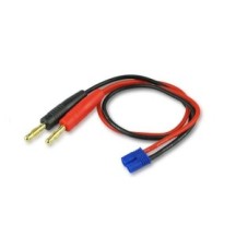 YellowRC Yellow RC Charger Cable 4mm Banana Plug To EC2 (Male) YEL6012