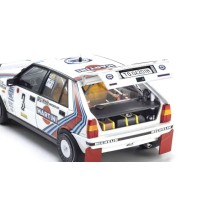 Kyosho 1:18 Lancia Delta HF 4WD Rally Monte Carlo 1988 Martini Nr.3 KS08960F