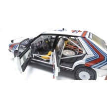 Kyosho 1:18 Lancia Delta HF 4WD Rally Monte Carlo 1988 Martini Nr.3 KS08960F