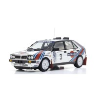 Kyosho 1:18 Lancia Delta HF 4WD Olympus Rally 1987 Martini Rossi Nr.3 KS08960E