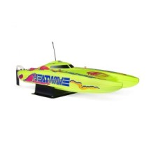 Pro Boat Blackjack 24" V2 Catamaran Brushless: RTR Heat Wave Visual PRB08049T1