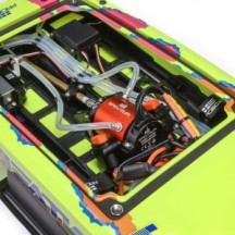 Pro Boat Blackjack 24" V2 Catamaran Brushless: RTR Heat Wave Visual PRB08049T1