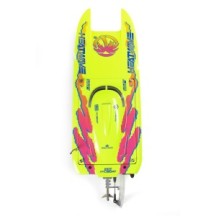Pro Boat Blackjack 24" V2 Catamaran Brushless: RTR Heat Wave Visual PRB08049T1