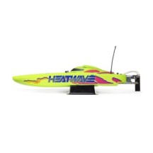 Pro Boat Blackjack 24" V2 Catamaran Brushless: RTR Heat Wave Visual PRB08049T1