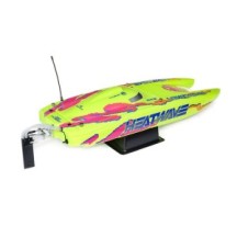 Pro Boat Blackjack 24" V2 Catamaran Brushless: RTR Heat Wave Visual PRB08049T1
