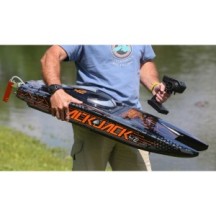 Pro Boat Blackjack 42" 8S Brushless Catamaran RTR: Black-Orange PRB08043T1