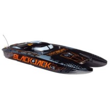 Pro Boat Blackjack 42" 8S Brushless Catamaran RTR: Black-Orange PRB08043T1