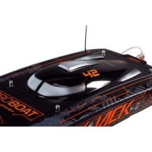 Pro Boat Blackjack 42" 8S Brushless Catamaran RTR: Black-Orange PRB08043T1