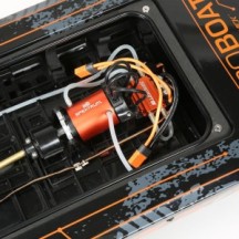 Pro Boat Blackjack 42" 8S Brushless Catamaran RTR: Black-Orange PRB08043T1