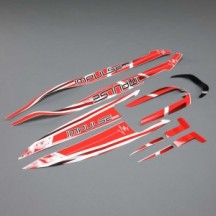 Pro Boat Decal Set White-Red: Impulse 32 PRB289007