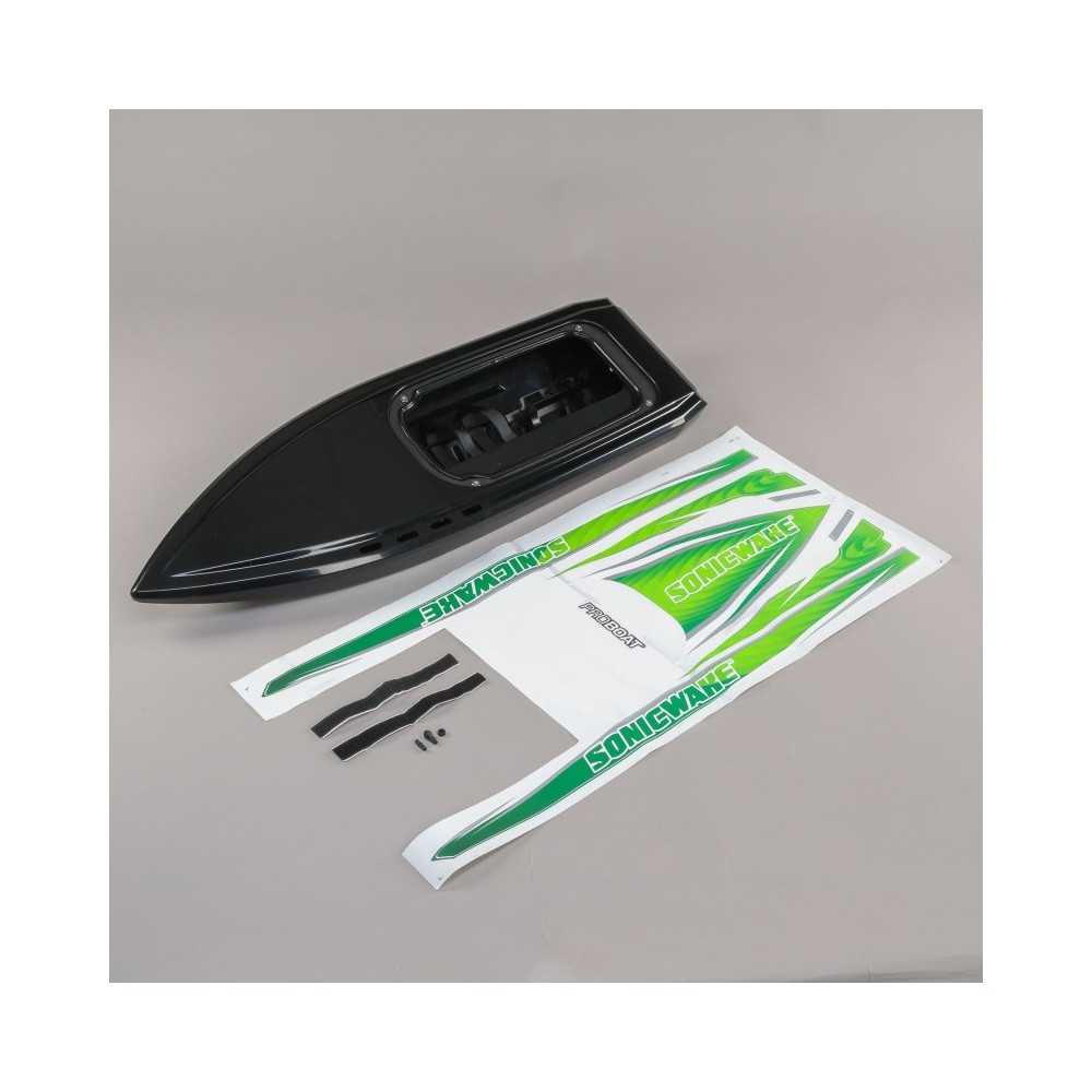 Pro Boat Hull Black: Sonicwake 36 PRB281073