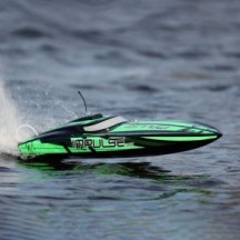 Pro Boat Impulse 32" Brushless Deep-V RTR with Smart Black-Green PRB08037T1