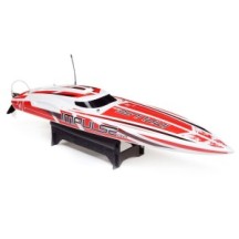 Pro Boat Impulse 32" Brushless Deep-V RTR with Smart White-Red PRB08037T2