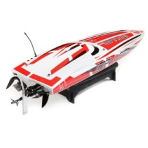 Pro Boat Impulse 32" Brushless Deep-V RTR with Smart White-Red PRB08037T2