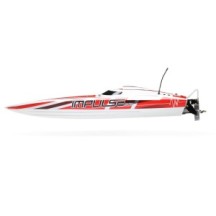 Pro Boat Impulse 32" Brushless Deep-V RTR with Smart White-Red PRB08037T2