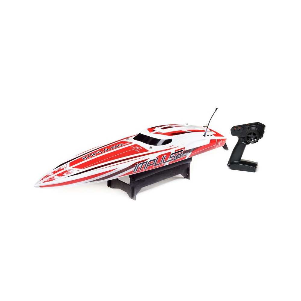 Pro Boat Impulse 32" Brushless Deep-V RTR with Smart White-Red PRB08037T2 Pro Boat Impulse 32" Brushless Deep-V RTR with Smart White-Red PRB08037T2