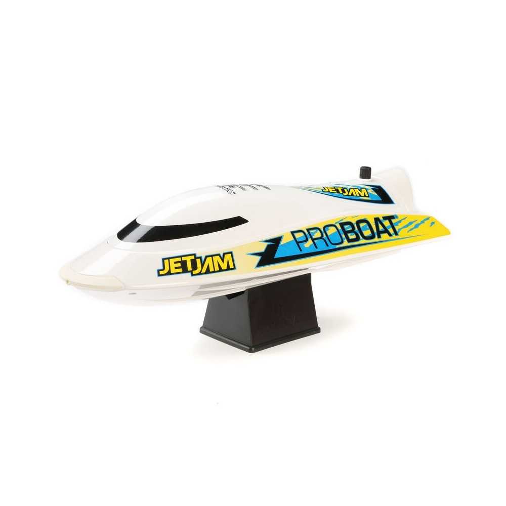 Pro Boat Jet Jam V2 12" Self-Righting Pool Racer Brushed RTR White PRB08031V2T2 Pro Boat Jet Jam V2 12" Self-Righting Pool Racer Brushed RTR White PRB08031V2T2