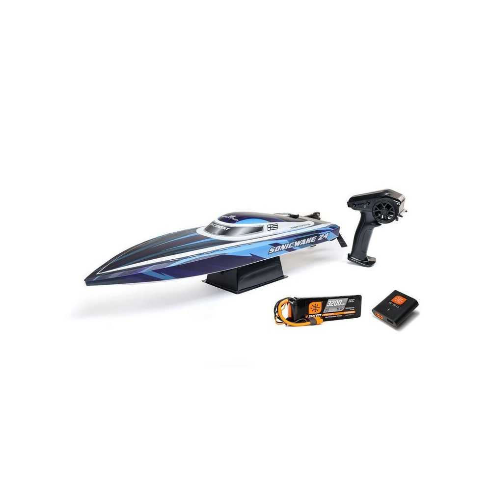 Pro Boat Sonicwake 24" Self-Righting Brushless Deep-V RTR (Battery & Charger Included) Blue PRB-1992T2 Pro Boat Sonicwake 24" Self-Righting Brushless Deep-V RTR (Battery & Charger Included) Blue PRB-1992T2