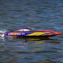 Pro Boat Sonicwake 24" Self-Righting Brushless Deep-V RTR (Battery & Charger Included) Red PRB-1992T1