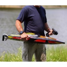 Pro Boat Sonicwake V2 36" Self-Righting Brushless Deep-V RTR Black PRB08032V2T1