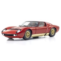 Kyosho 1:18 Lamborghini Miura P400 1968 Red-Gold KS08314R