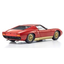 Kyosho 1:18 Lamborghini Miura P400 1968 Red-Gold KS08314R