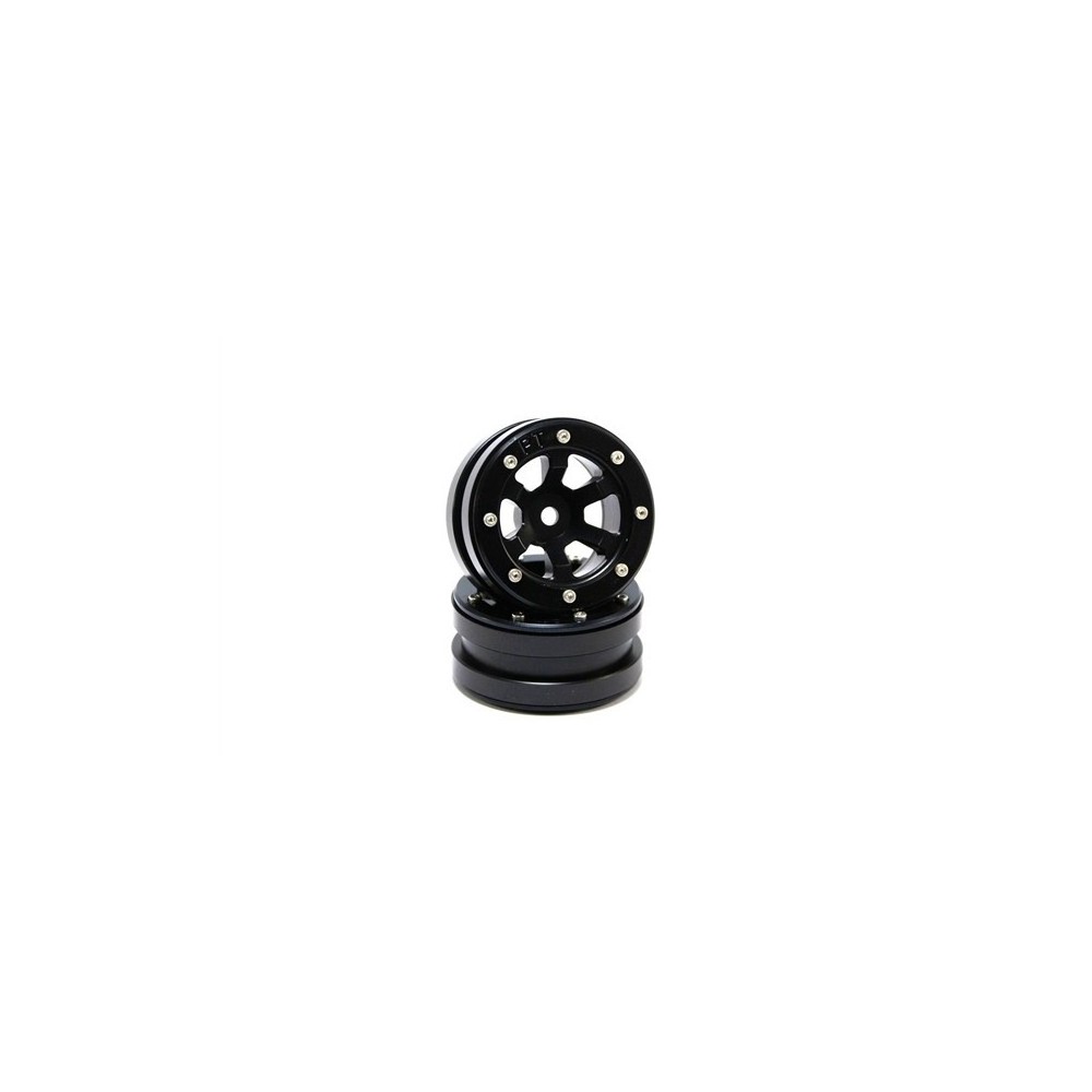 Metsafil Beadlock Wheels PT- Claw Black/Black 1.9 (2 pcs) MT0060BB Metsafil Beadlock Wheels PT- Claw Black/Black 1.9 (2 pcs) MT0060BB