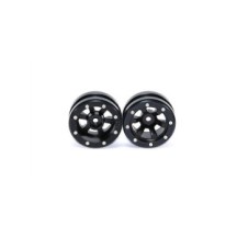 Metsafil Beadlock Wheels PT- Claw Black/Black 1.9 (2 pcs) MT0060BB
