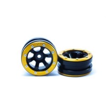 Metsafil Beadlock Wheels PT- Claw Black/Gold 1.9 MT0060BGO