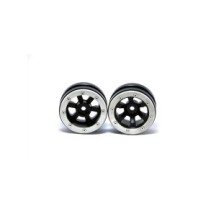 Metsafil Beadlock Wheels PT- Claw Black/Silver 1.9 (2 pcs) MT0060BS