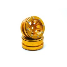 Metsafil Beadlock Wheels PT- Claw Gold/Gold 1.9 MT0060GOGO