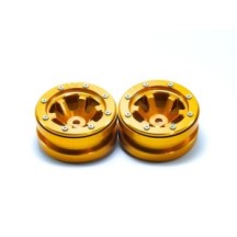 Metsafil Beadlock Wheels PT- Claw Gold/Gold 1.9 MT0060GOGO