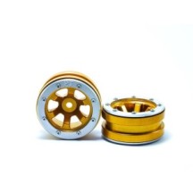 Llantas beadlock Metsafil Claw dorado/plata MT0060GOS