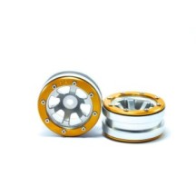 Llantas beadlock PT-Claw plata/dorado Metsafil MT0060SGO (2)