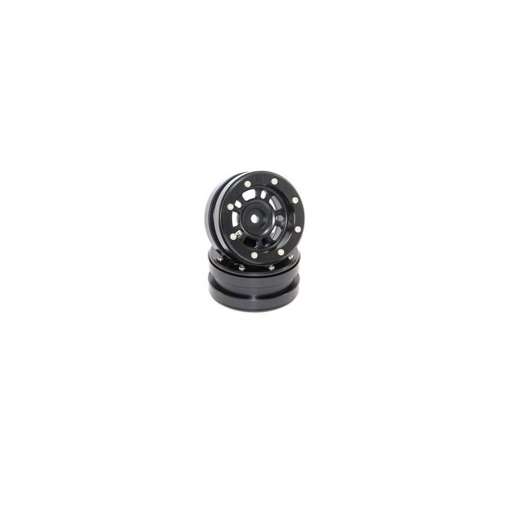 Metsafil Beadlock Wheels PT- Distractor Black/Black 1.9 (2 pcs) MT0040BB Metsafil Beadlock Wheels PT- Distractor Black/Black 1.9 (2 pcs) MT0040BB