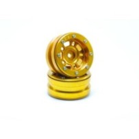 Metsafil Beadlock Wheels PT- Distractor Gold/Gold 1.9 MT0040GOGO