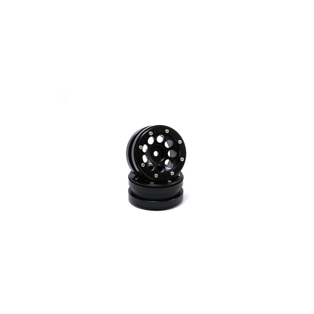 Metsafil Beadlock Wheels PT- Ecohole Black/Black 1.9 (2 pcs) MT0050BB Metsafil Beadlock Wheels PT- Ecohole Black/Black 1.9 (2 pcs) MT0050BB