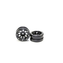 Metsafil Beadlock Wheels PT- Ecohole Black/Black 1.9 (2 pcs) MT0050BB