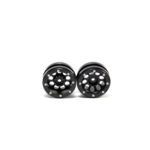 Metsafil Beadlock Wheels PT- Ecohole Black/Black 1.9 (2 pcs) MT0050BB
