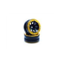 Metsafil Beadlock Wheels PT- Ecohole Black/Gold 1.9 MT0050BGO