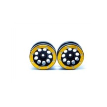 Metsafil Beadlock Wheels PT- Ecohole Black/Gold 1.9 MT0050BGO