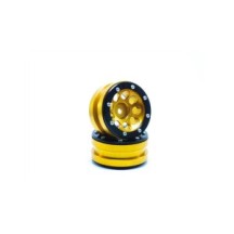Metsafil Beadlock Wheels PT- Ecohole Gold/Black 1.9 MT0050GOB