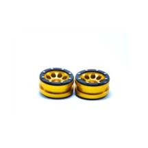 Metsafil Beadlock Wheels PT- Ecohole Gold/Black 1.9 MT0050GOB