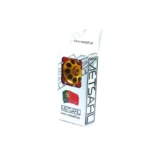 Metsafil Beadlock Wheels PT- Ecohole Gold/Red 1.9 MT0050GOR